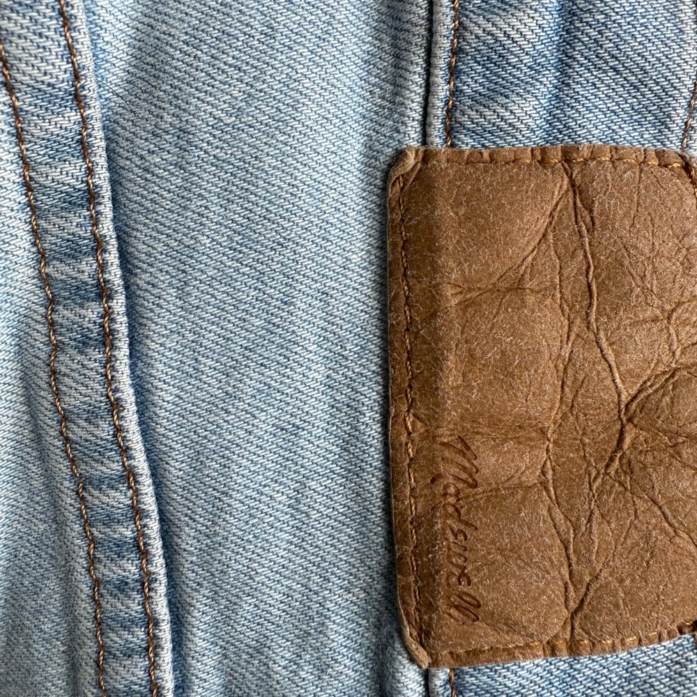Madewell Women's Straight Leg Blue Jeans - Picture 5 of 9